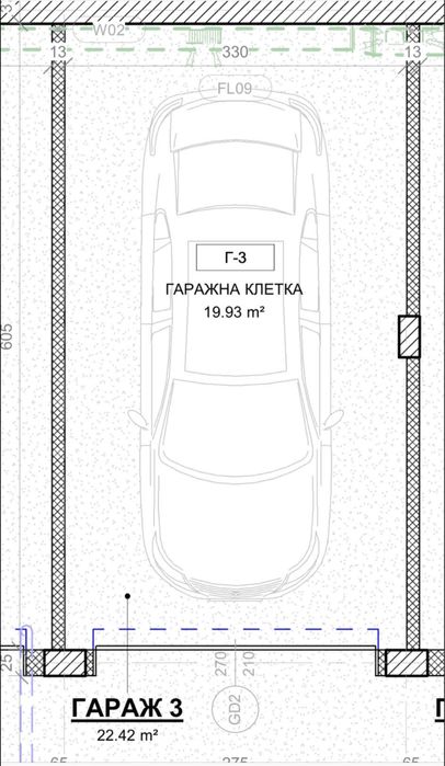 Дава се под наем Гараж / Паркомясто в София, Малинова долина - 20 кв.м за 117.3 € - Снимка #3
