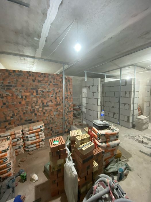 Кладка перегородок , изменение планировки квартиры, в краткие сроки