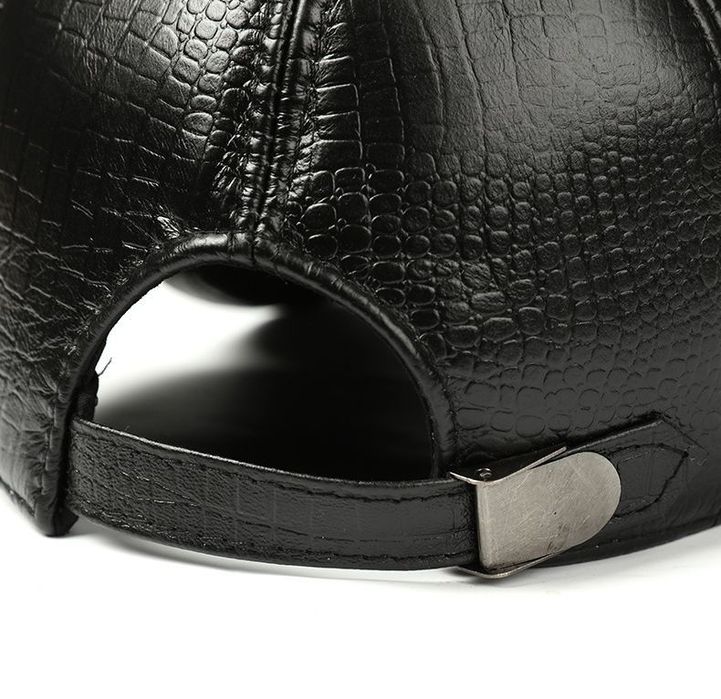 Мужская кепка из 100% натуральной кожи , утепленный
Размер 56-58 см, 5