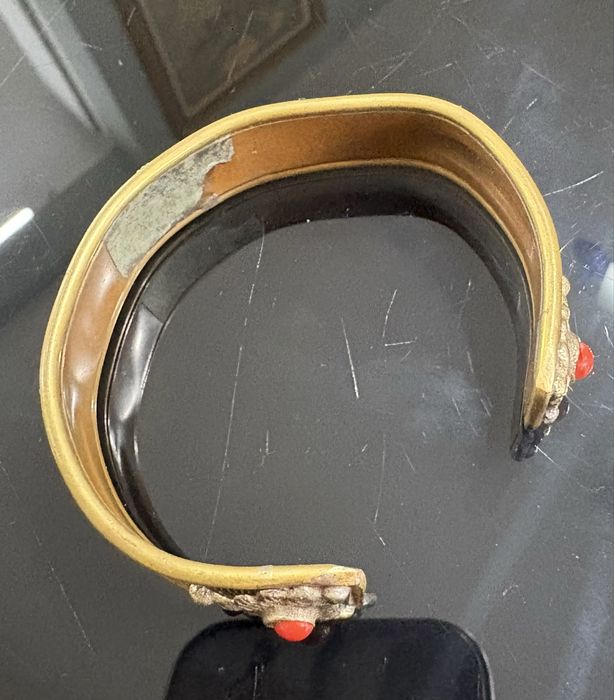 Автентична духовна медна гривна “Namaha Shivaya”ръчно изработена Индия