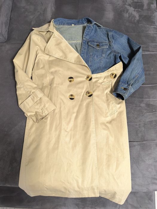 Дамски дънки zara и тренч