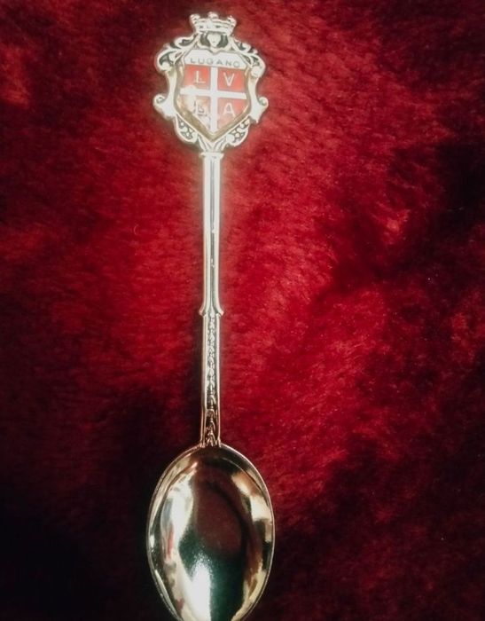 Посребрена Чаена лъжичка за кафе LUGANO