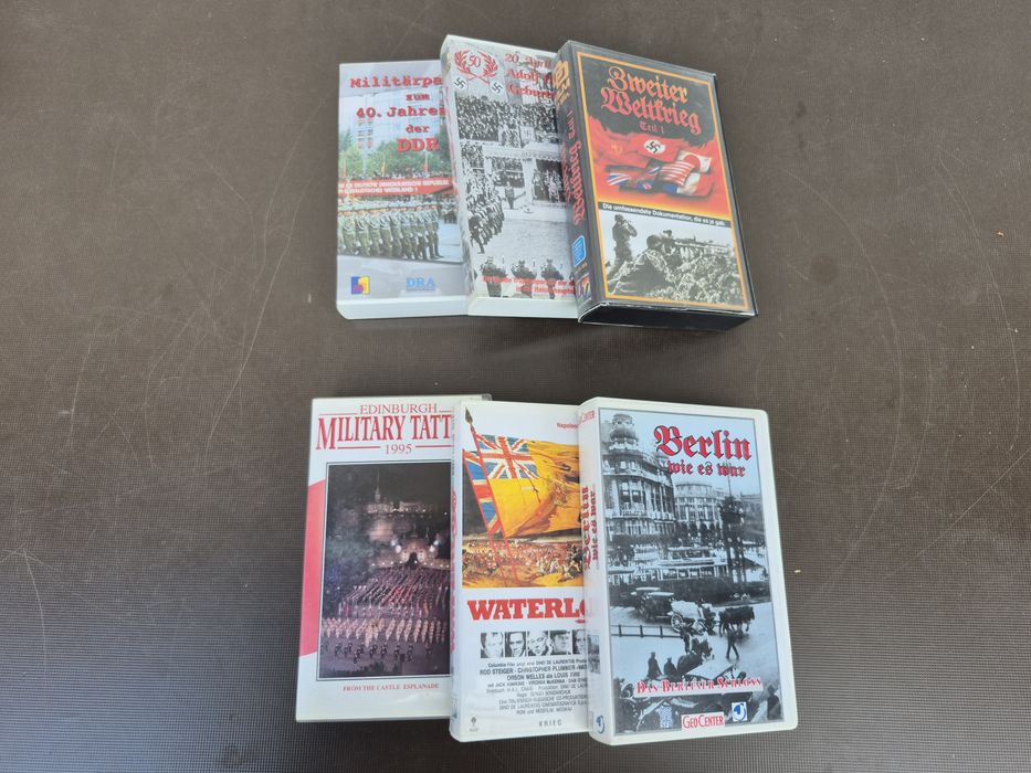 Vând Lot 12 casete video originale,Documentare & istorice