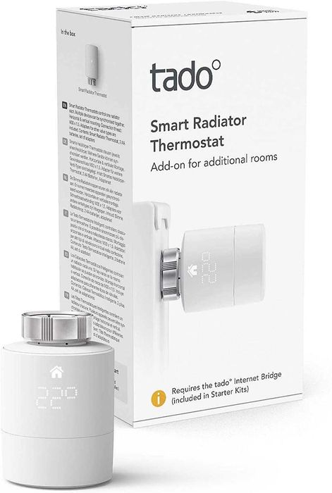 ПРОМО 2г Гаранция Нов Add-On Смарт Термостат за Радиатор TADO° V3+