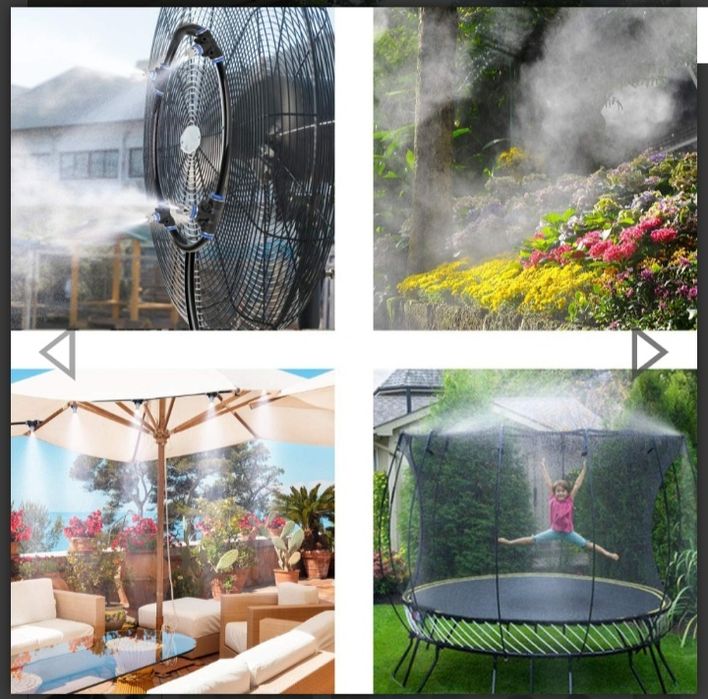 Водна мъгла система за охлаждане