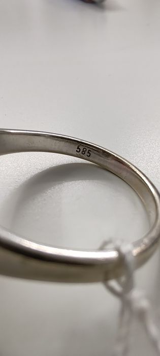 Inel damă cu diamante Aur 14k Gr 5,62 Ct 0,6 aprox M 55 cod unic 4428