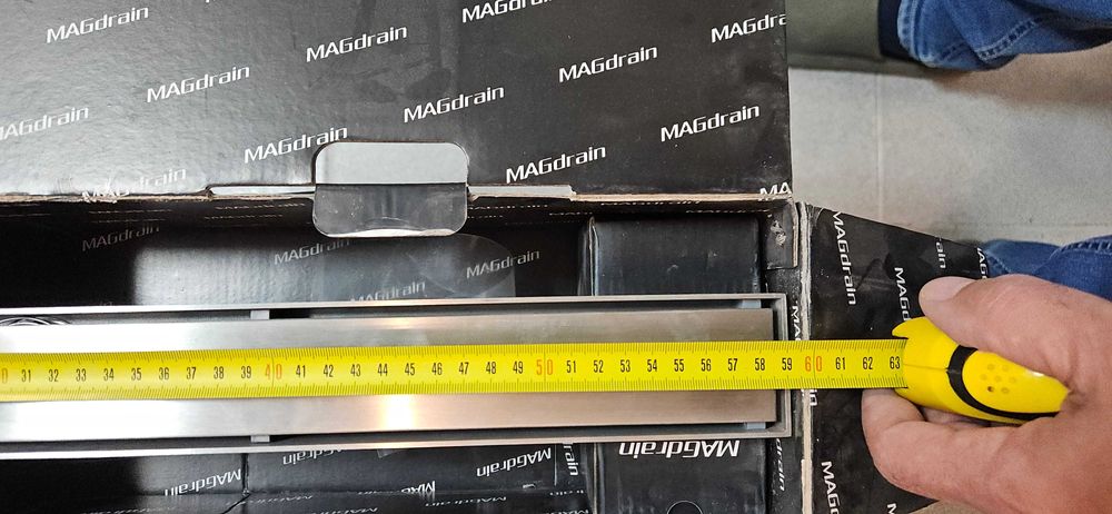 Сифон - линеен неръждаем 60х5,5х10