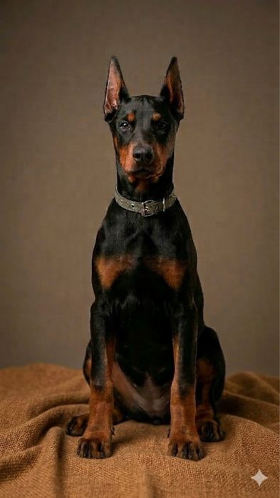 Доберман девочка 4 мес