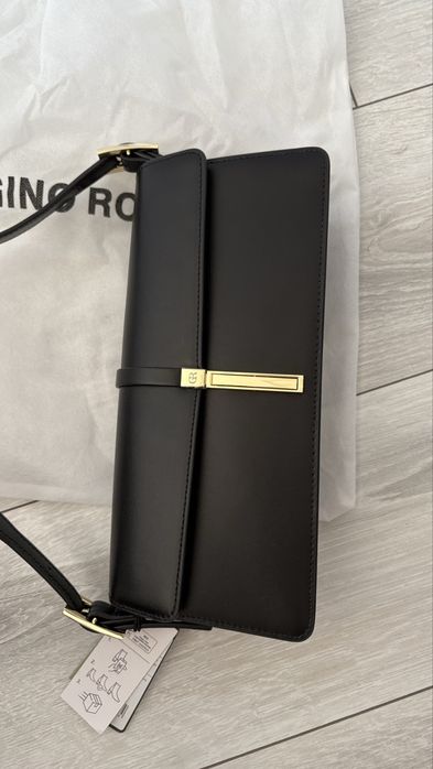 Gino Rossi стилна черна чанта