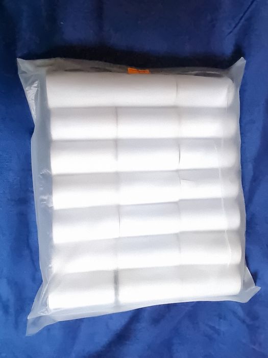 Чековая лента ширина стандарт переносного терминала.  21 шт/пачка