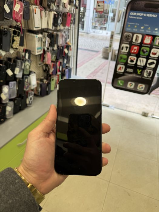 Iphone 13 pro max Sierra blue 128GB  със спукан панел