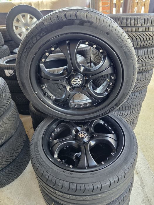Джанти с гуми 5×112/17 vw golf pasat sharan touran