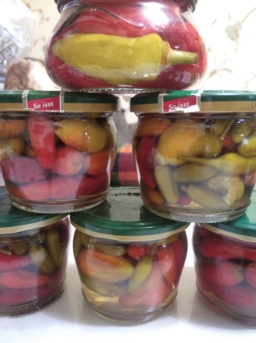 Горький перец в маринаде