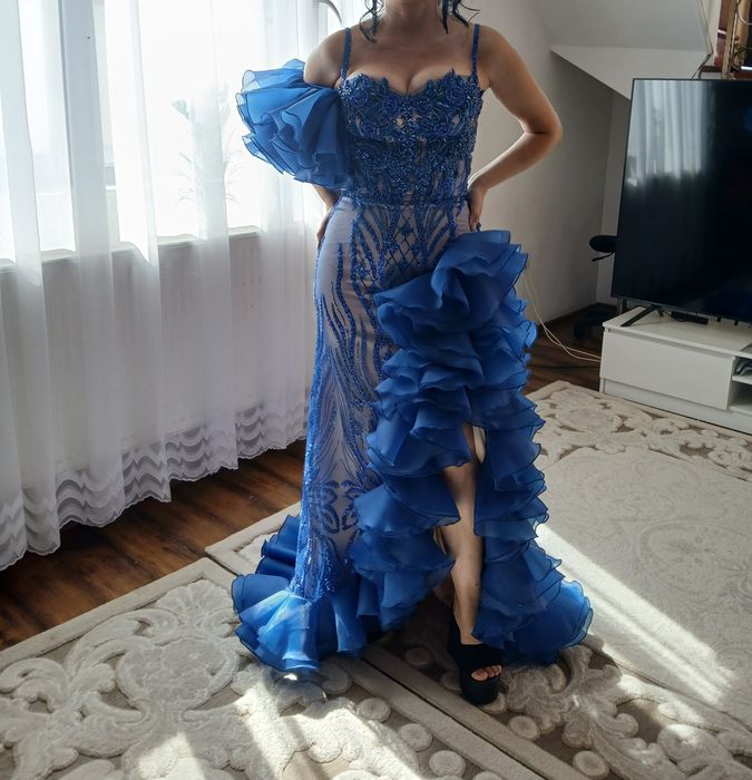 Rochie de nașa facuta pe comamda