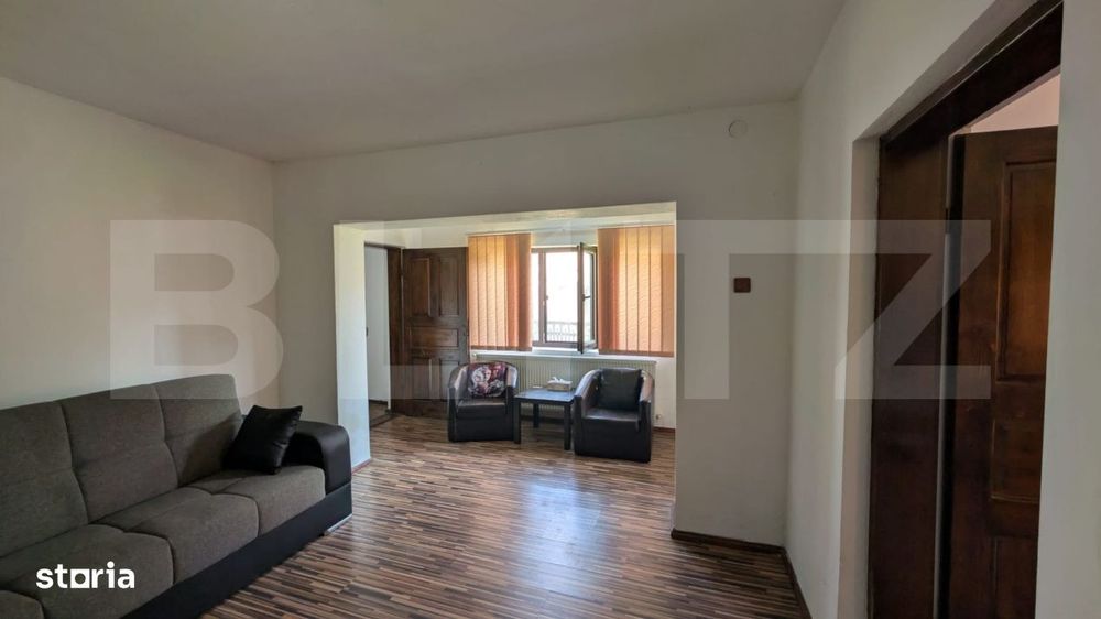 Casa individuala, 75 mp, teren 2180 mp, 2 fronturi stradale, zona Puci