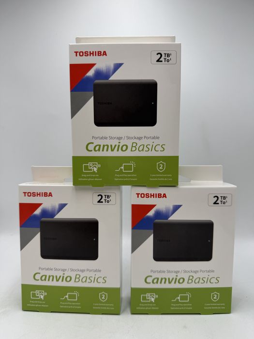 HDD Toshiba Canvio Basics 2TB Sigilat Livrare Prin Curier Cu Verificar