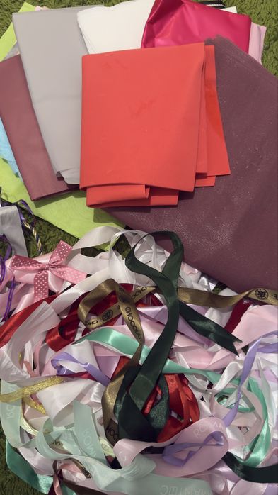 Упаковочная бумага и ленты