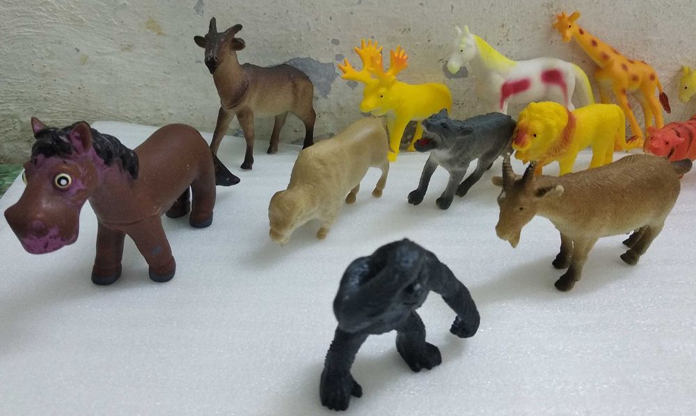 Игрушки - животные (16шт.), цена за все