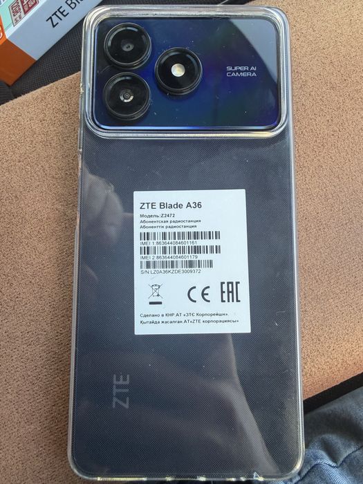 Продам телефон zteA36 blade новый