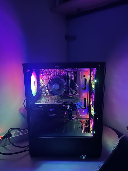 Vand pc gaming r5 3600 16 gb ram corser rx580 8gb gddr6