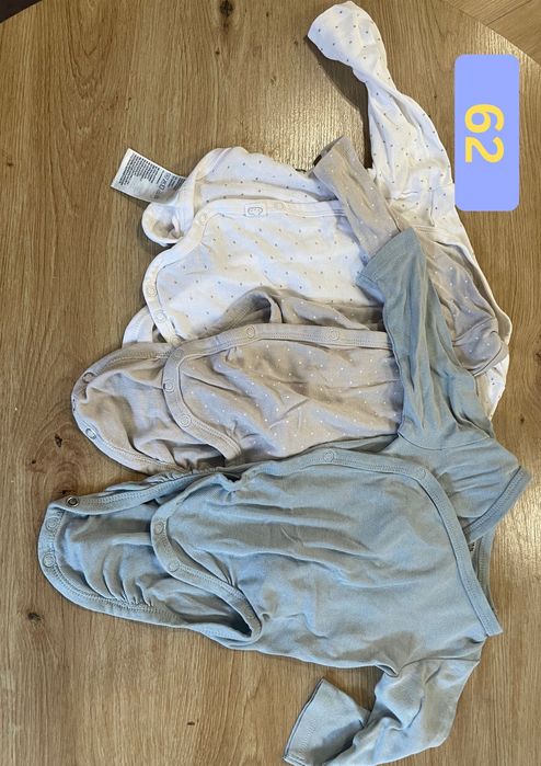 H&M Бодита, ританки, ромпъри - 56-62см - органичен памук
