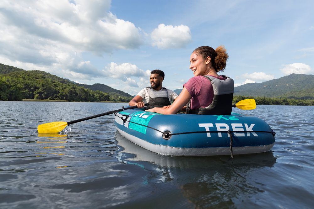 Нова лодка Bestway® Hydro Force® raft -set Trek™ X2 232 x 118 x 37 cm