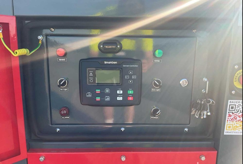 Generator diesel Bauer 24 kW / 30 kVA – 33 kVA – insonorizat, trifazic 400V