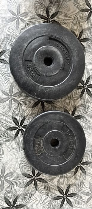 Set gantere 2x15kg