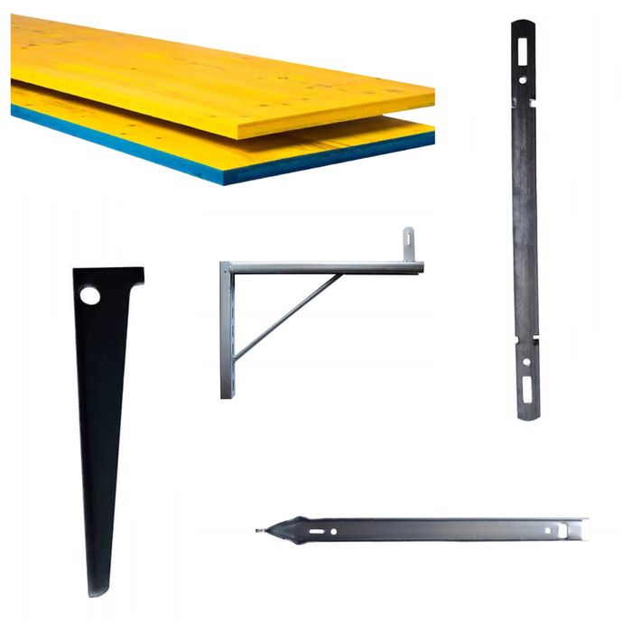 Panouri cofraje doka, Lana, Tego, Accesorii, Popi metalici, Schele