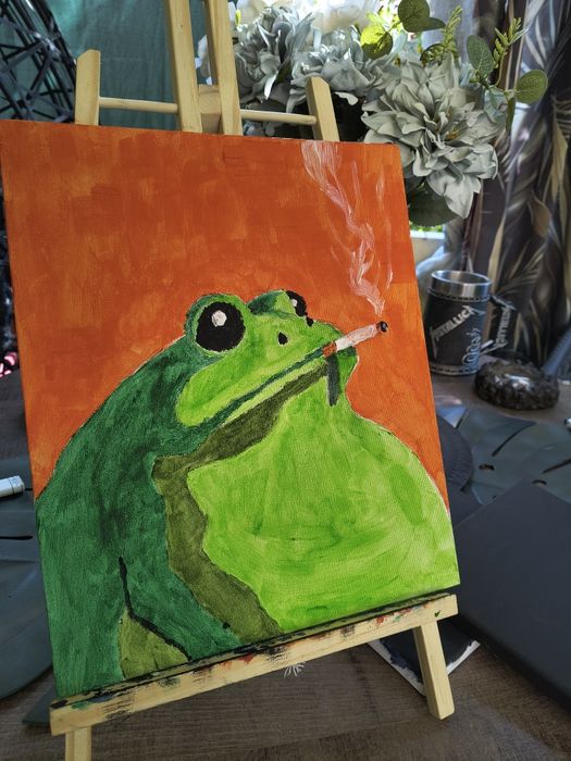 Pictura manuala pe pânză