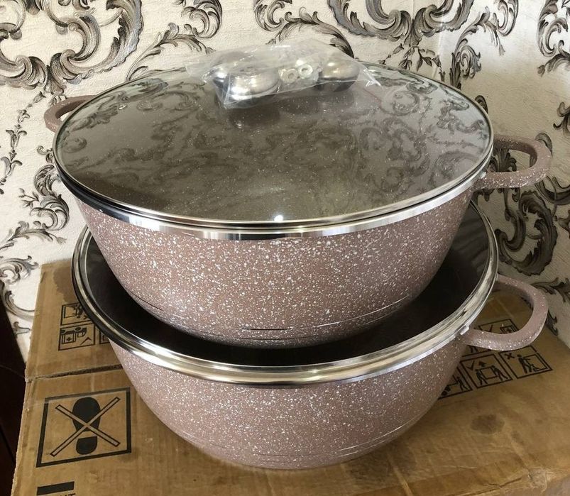 Антипригарный гранитный большой Казан  15 и 17 литр