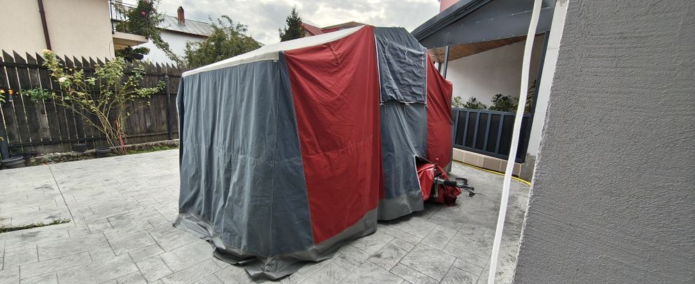 Camping pe roți extensibil