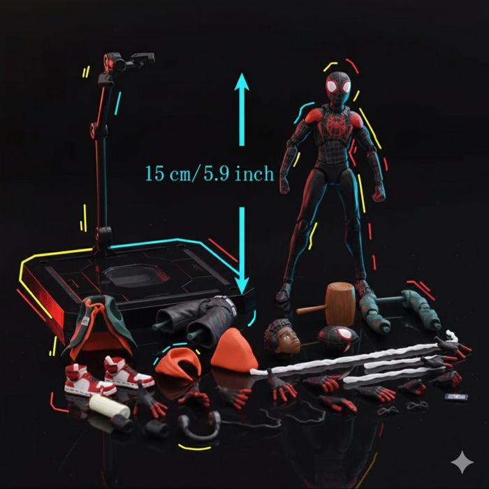 Figurina Miles Morales - Spider-man Into To The Spider-Verse