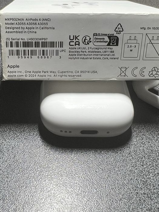 Vand- Airpods 4 , ANC , originale 100%. , cutia lor , factura emag