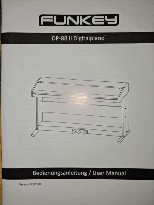 De vânzare Pianina digitala Funkey 88 II
