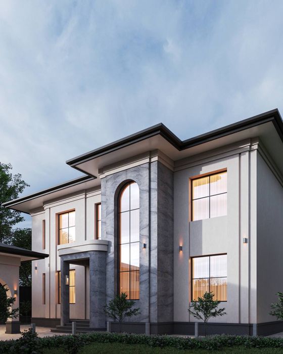 Янги Узбекистан, 12соток дом (коробка)