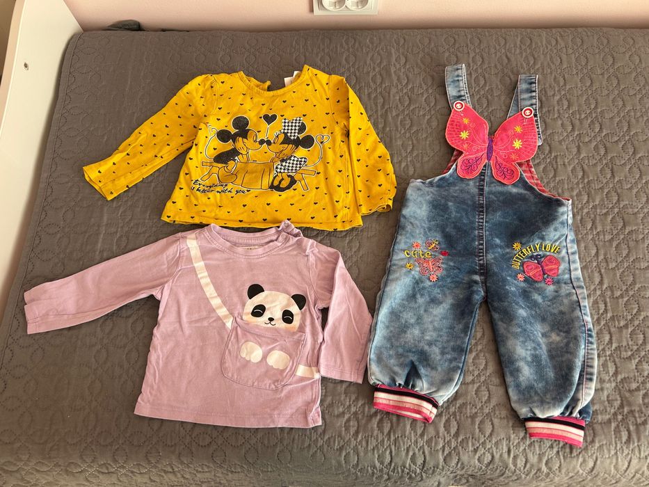 Бебешки лотове на символични цени размери 68-80 нови и използвани