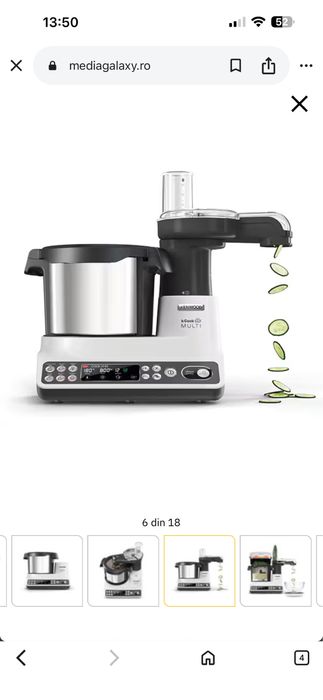 Robot de bucatarie Kenwood cu functia de gatire kCook multi smart