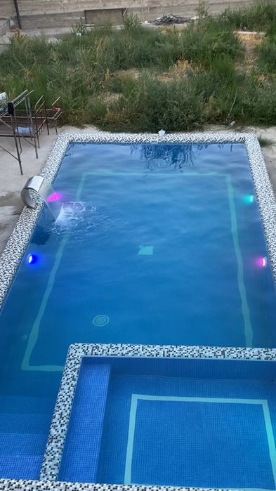 Fontan.basseyn sharshara qilamiz,finskiy sauna tureckiy saunapodklyuch