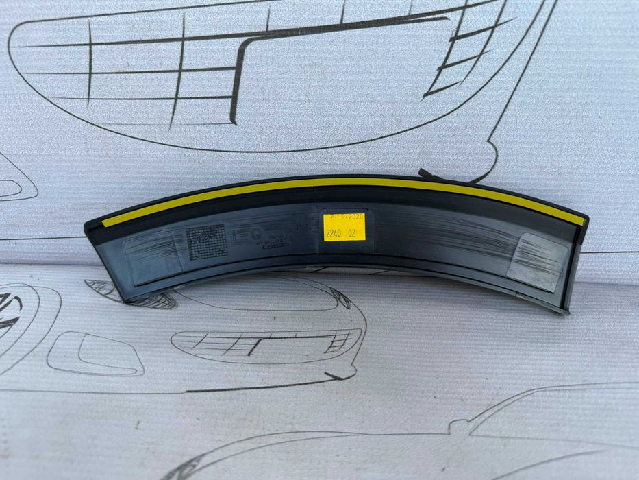 Ornament Extensie Bara Spate Dreapta Skoda Fabia 2 Scout 2012 / 2010-2014 Cod OEM 5J6853057A GRU (5C2)
