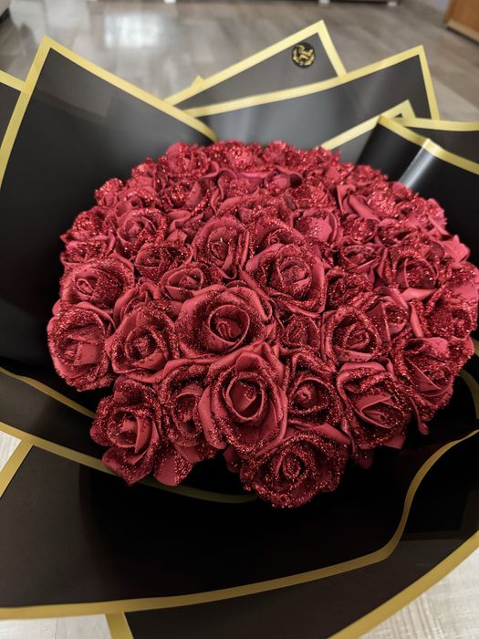 Букет от вечни рози