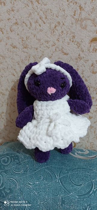 Плюшевые зайки ручной работы.Цена за одну