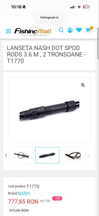 Lanseta Nash Dot Spod 3,6