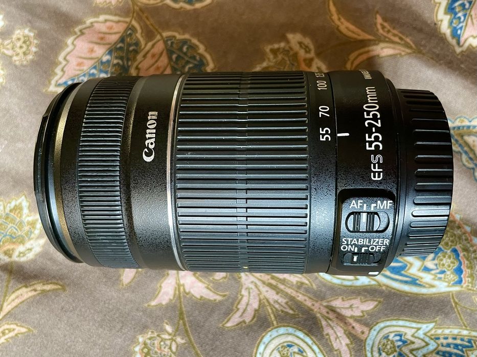 Комплет Canon EOS 450 D + 50 mm и 55-250 mm с подарък чанта