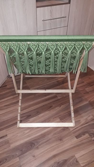 Шезлонг плетеный. Новый.