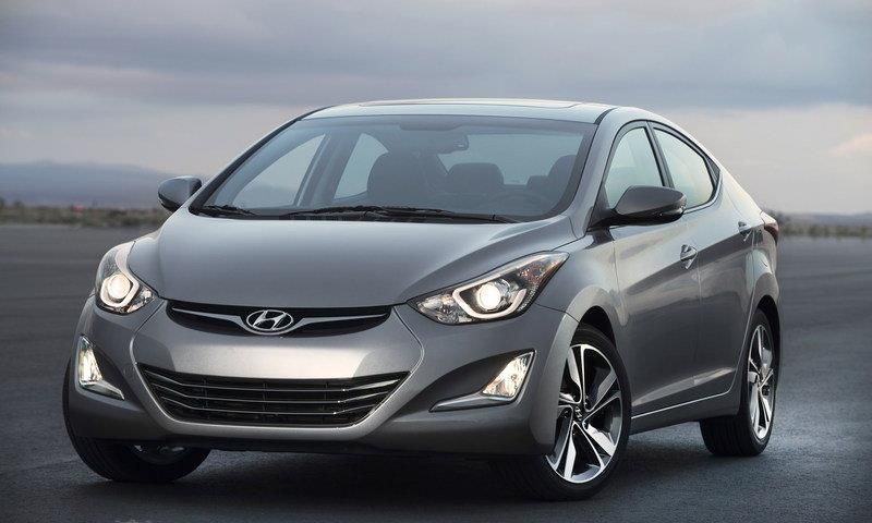 Хендай Елантра капот/бампер/решетка/фара