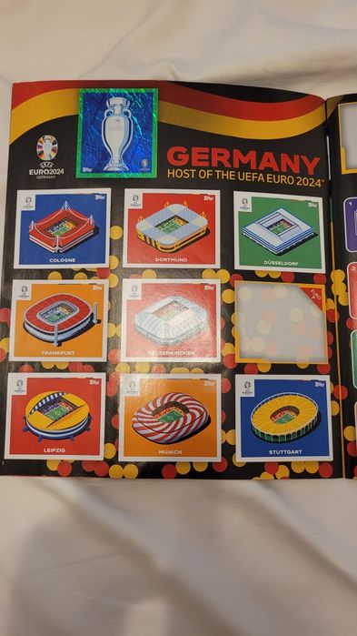 Album Topps Euro 2024 completat in proportie de 62%