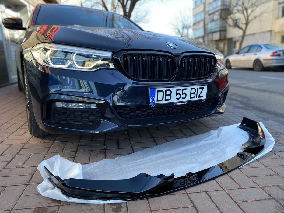 Lip Bara Fata BMW G30 Seria 5 5er G30 G38 (16+) Negru Lucios