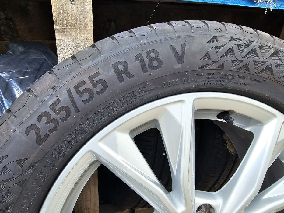 Jante aliaj 18" Skoda/Audi/Volkswagen cu anvelope 235/55/18 vara