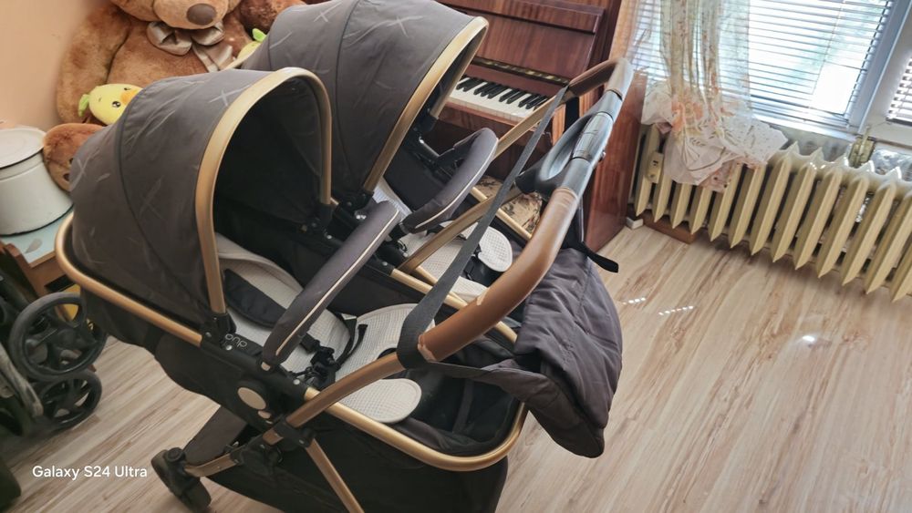 Количка Chipolino duo smart за близнаци